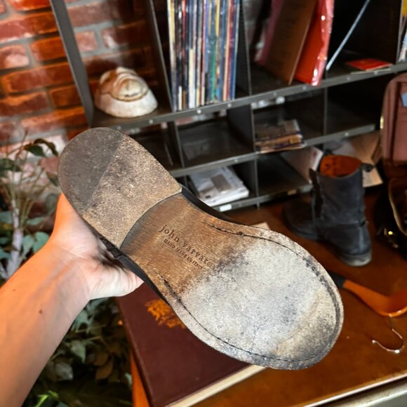 $1298 JOHN VARVATOS Runway Gray Backlace BOOTS sz10 - Picture 14 of 14